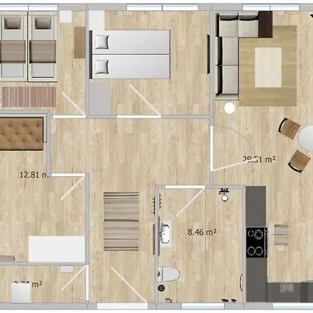 Am Vogelpark - Gruene 12 펜션